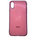 Чехол iPhone X/XS Силикон Кейс Глянцевый Розовый#1773005