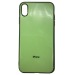 Чехол iPhone X/XS Силикон Кейс Глянцевый Салатовый#1773007