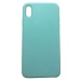 Чехол iPhone XR Silicone Case №44 в упаковке Голубое море#1771706