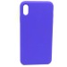 Чехол iPhone XS Max Silicone Case №30 в упаковке Темно фиолетовый#1773102