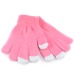 Перчатки для сенсорных экранов - детские (pink)#384892