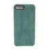 Чехол iPhone 7/8 Plus Alcantara Case в упаковке Зеленый#403605