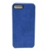 Чехол iPhone 7/8 Plus Alcantara Case в упаковке Синий#403611