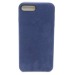 Чехол iPhone 7/8 Plus Alcantara Case в упаковке Темно-Синий#403612