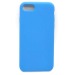 Чехол iPhone 7/8/SE (2020) Silicone Case №24 в упаковке Голубой#399789