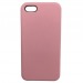 Чехол iPhone 5/5S/SE Silicone Case №6 в упаковке Розовая пудра#409608