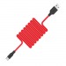 Кабель USB HOCO (X21) Type-C (черно/красный)#391796