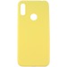 Чехол-накладка Silicone Case NEW ERA для Huawei Honor 8A/Y6 2019 желтый#394128
