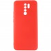 Чехол-накладка Silicone Case NEW ERA для Xiaomi Redmi 9 красный#393360