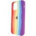 Чехол-накладка - Soft Touch для Apple iPhone 12/iPhone 12 Pro (rainbow)#392511