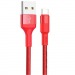 Кабель USB - Type-C Hoco X26 Xpress 1.0м 2.1A красный#391592
