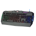 Клавиатура DEFENDER Werewolf GK-120DL, RGB подсветка, игровая, влагоустойчивая. Радужная подсветка.#392215