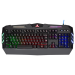 Клавиатура DEFENDER Werewolf GK-120DL, RGB подсветка, игровая, влагоустойчивая. Радужная подсветка.#392216
