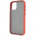 Чехол-накладка Shockproof для Apple iPhone 12 Mini красно-черный#395646