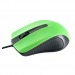 Мышь Perfeo оптическая "RAINBOW", 3 кн, USB, 1,8м, чёрн-зел#2080481