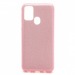 Чехол-накладка Fashion с блестками для Samsung Galaxy M21/M30S розовый#397728