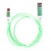 Кабель USB - Type-C - светящийся (green)#400190