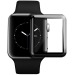 Защитное стекло "Полное покрытие" для Apple Watch/Watch 2/Watch 3 (42 мм) Черное#1760586