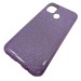                                 Чехол силикон-пластик Samsung M31 Fashion с блестками фиолетовый#1931811