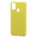 Чехол-накладка Silicone Case NEW ERA для Samsung Galaxy M30S/M21 желтый#402104