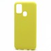 Чехол-накладка Silicone Case NEW ERA для Samsung Galaxy M31 жёлтый#402094