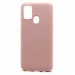 Чехол-накладка Silicone Case NEW ERA для Samsung Galaxy M31 светло розовый#402097