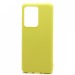 Чехол-накладка Silicone Case NEW ERA для Samsung Galaxy S20 Ultra желтый#402072
