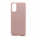 Чехол-накладка Silicone Case NEW ERA для Samsung Galaxy S20 светло розовый#402059