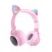 Накладные Bluetooth-наушники Hoco W27 Cat Ear розовый#1648254
