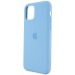 Чехол-накладка Silicone Case для Apple iPhone 11 Pro (пол. защита)(053) голубой#404335