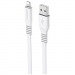 Кабель USB - Apple lightning Borofone BX23 Wide (white)#404874
