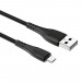 Кабель USB - micro USB Borofone BX37 Wieldy (black)#1974285