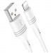 Кабель USB -Apple Lightning BOROFONE BX43 белый 1м#405874