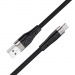 Кабель USB - Type-C Hoco X53 силиконовый черный 1м#405862