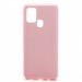 Чехол-накладка Fashion с блестками для Samsung Galaxy A21S розовый#407197