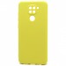 Чехол-накладка Silicone Case NEW ERA для Xiaomi Redmi Note 9 желтый#407299
