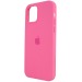 Чехол-накладка Silicone Case для Apple iPhone 12/12 Pro (054) темно розовый#418762