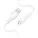 Кабель USB - micro USB Borofone BX18 Optimal, 100 см, (white)#407139