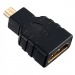 Переходник PERFEO HDMI D (micro HDMI) вилка - HDMI A розетка (A7003)#955831