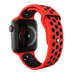 Ремешок Watch Series 38/40мм силиконовый (перфорированный) красно-черный#417872