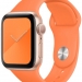 Ремешок Watch Series 42/44мм силиконовый оранжевый#1816274