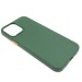 Чехол iPhone 12 Pro Max (6.7) Силикон Cherry Темно-Зеленый#419873