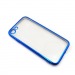 Чехол iPhone 7/8/SE (2020) Силикон Прозрачный (Style under iPhone 12) Синий#2101110