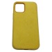 Чехол iPhone 12 Mini (5.4) Alcantara Case (без MagSafe) в упаковке Желтый#419227