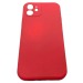 Чехол iPhone 12 (6.1) Microfiber Красный#419222