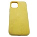 Чехол iPhone 12/12 Pro (6.1) Alcantara Case (без MagSafe) в упаковке Желтый#418894