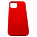 Чехол iPhone 12/12 Pro (6.1) Alcantara Case (без MagSafe) в упаковке Красный#418898