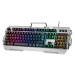                     Клавиатура игровая проводная DEFENDER Renegade GK-640DL серебро#459364