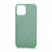                                 Чехол силикон-пластик iPhone 12/12 Pro (6,1") Fashion с блестками зеленый #464007