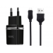 Адаптер Сетевой Hoco C12 2USB/5V/2.4A + кабель micro USB (black)#1394878
